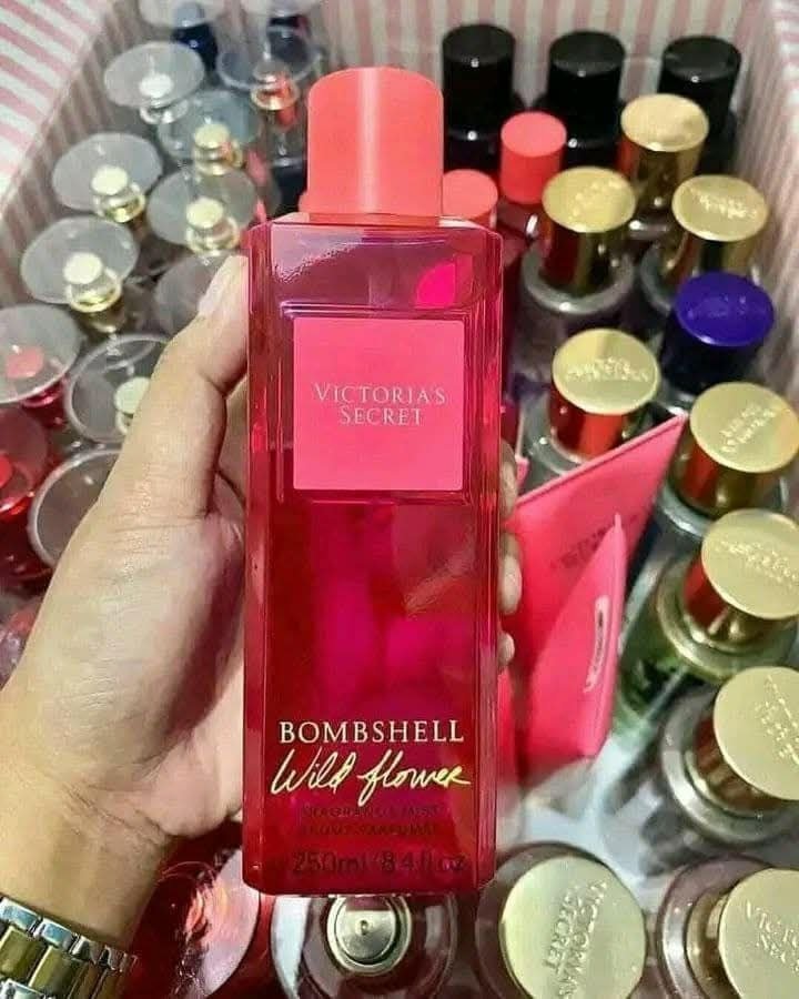 Pallet of Victorias secret cream spray lotion