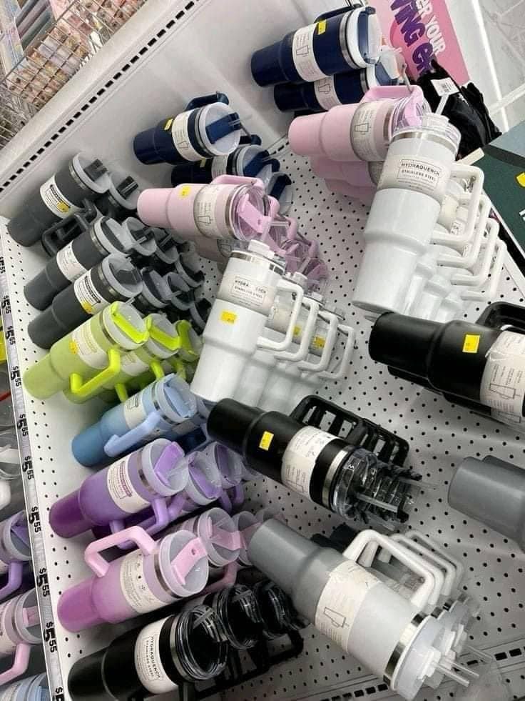 Pallet of sneakers