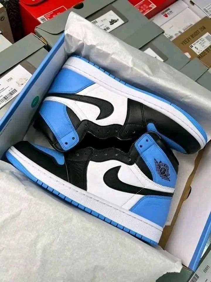 Pallet of sneakers