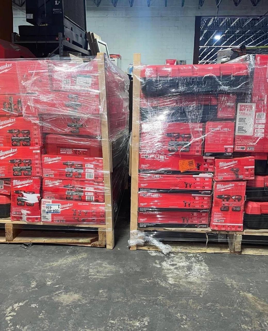 milwaukee tool pallets milwaukee tool pallets