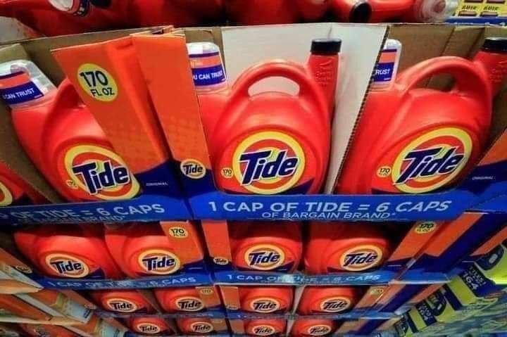 Tide liquid laundry detergent