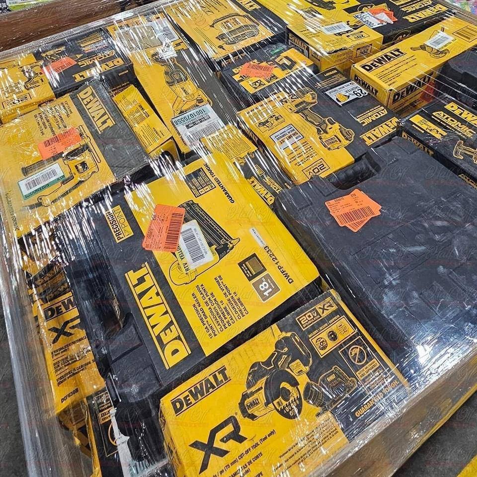Tool Pallets - Featuring DeWalt, Milwaukee & Rigid Tools