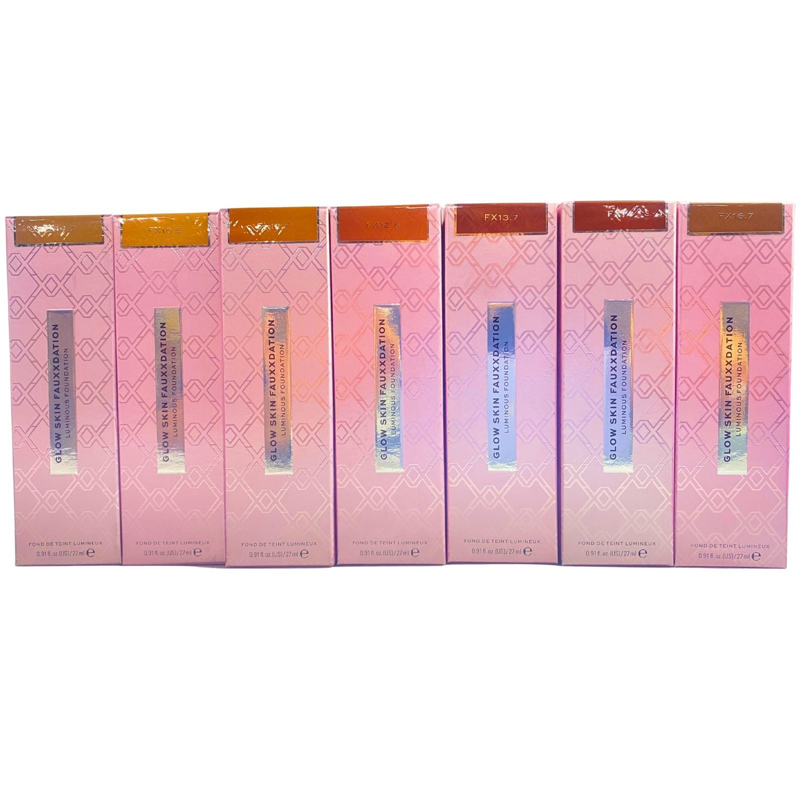 XX Revolution Glow Skin Fauxxdation Luminous Foundation Assorted Mix (30 Pcs Lot)